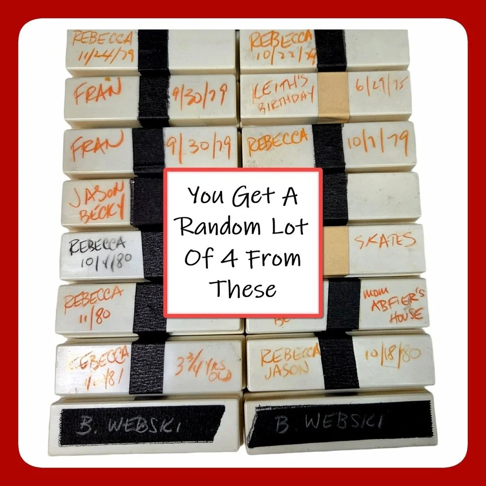 Kodak Found Footage Slide Lot 4 1970s 1980s Film Mystery Bundle